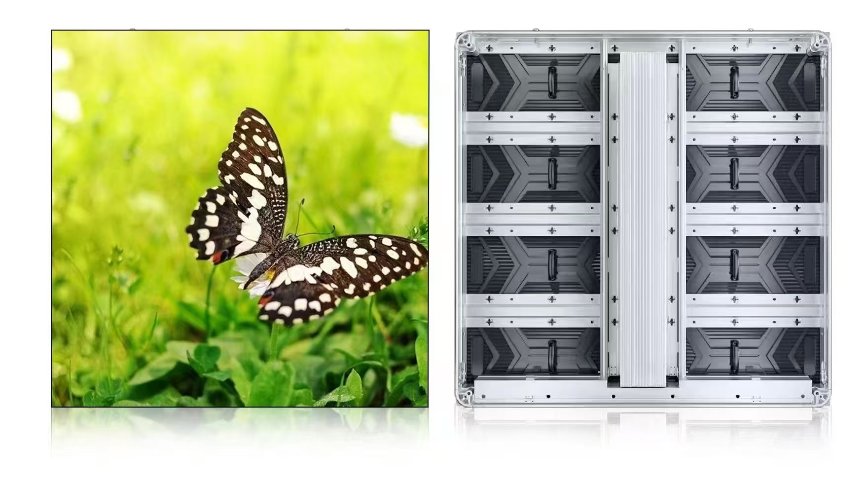 Die-cast aluminum LED cabinet module